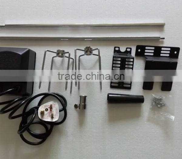 36" Universal BBQ Rotisserie Kit CE Motor With UK Plug photo-3