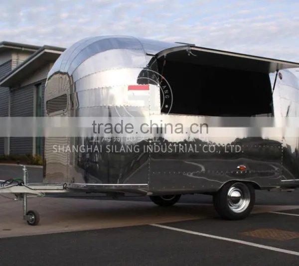 SLUNG SL-6S Mobile Food Trucks Catering Trailer Stainless Steel Food Truck Mechanical Brake Configuration photo-5