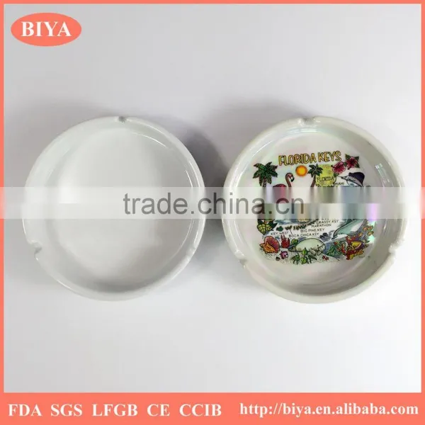 Porcelain Ceramics Ashtray Coated Colorful Pearl Glazed for Souvenir and Decorative Used,accept Custom Logo photo-3