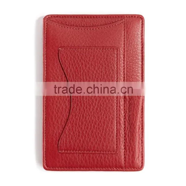 New Fashion Top Grade Handmade Cheap Red Faux Leather Note Jotter photo-2