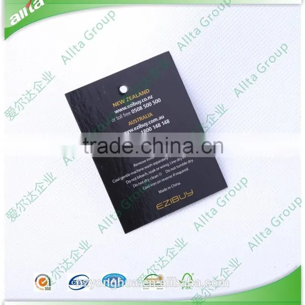 Factory Price Cheap Customize Hangtags, Paper Hang Tag Garment Hang Tags photo-2