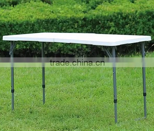 4 ft Rectangle Plastic Outdoor Folding Pool Tables,Swimming Pool Plastic Table,HY-Z123 photo-4
