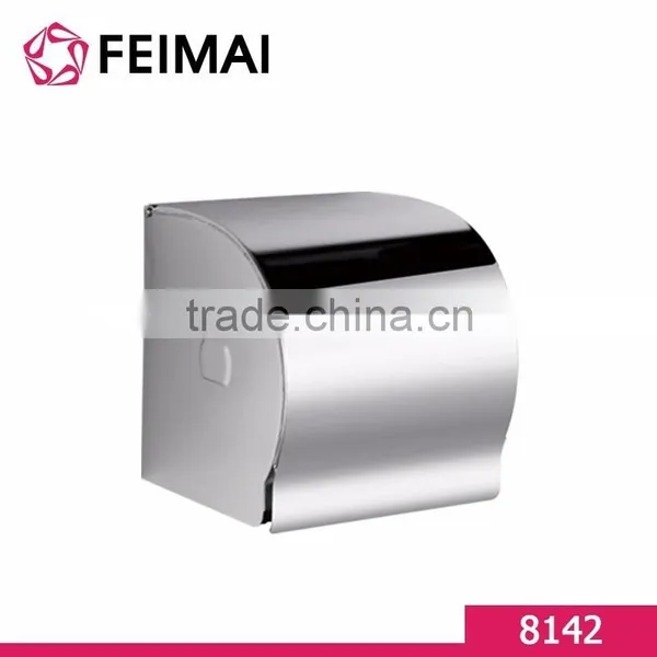 Hotel Bathroom Design Double Stainless Steel 304 Paper Roll Holder photo-3