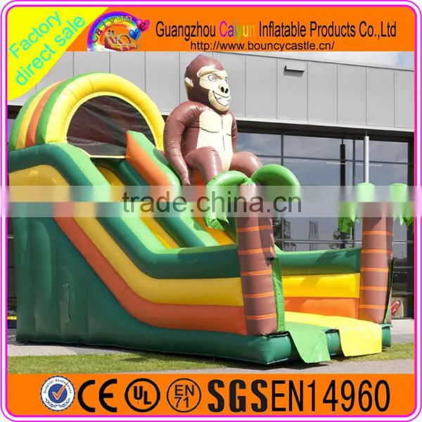 Monkey Inflatable Dry Slide for Sales photo-6