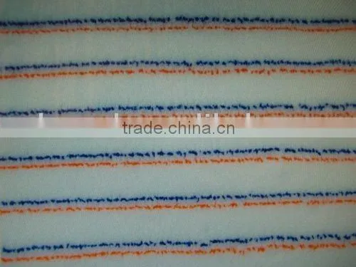 Woven Polyester Paint Roller Fabric Wiht Color Stripe 750g/sqm-13mm