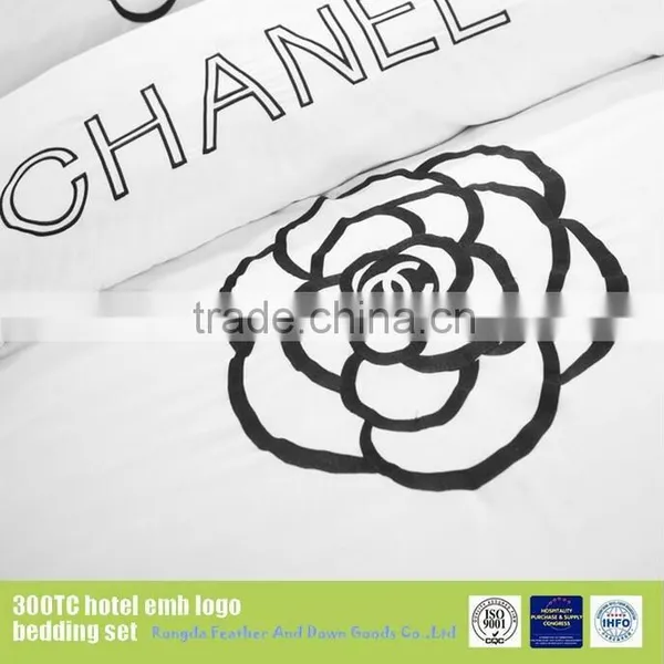 Embroidery Bed Sheet Luxury Hotel Bedding 100% Cotton Manufacturer in China photo-2