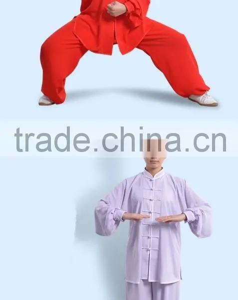 Custom Made Tai Chi Suits Cotton Silk Wu Shu Clothes Kung Fu Uniform Morning Exercise Martial Arts Performance Wear photo-4