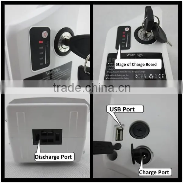 Hot Sale, Electric Bicycle Rechargeable Battery, 36v 10ah Assembly by 18650 Lithium Ion Battery With BMS photo-2