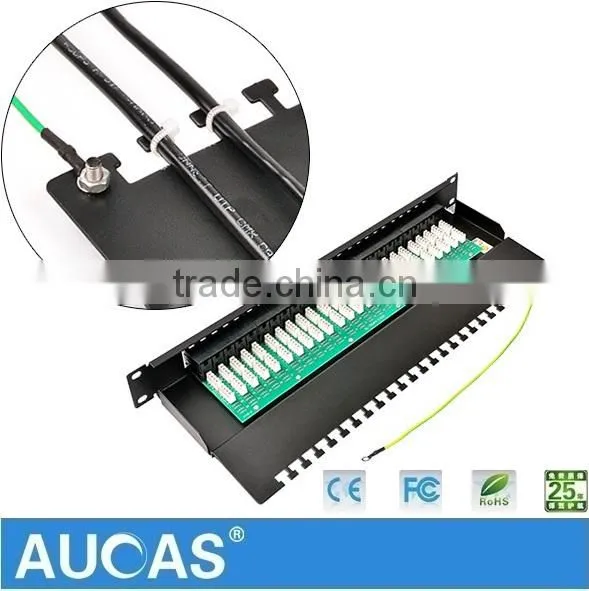 50 Port Voice Patch Panel Cat 6 50U Metal Pin photo-5