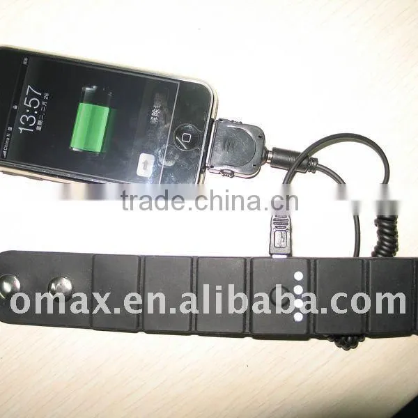 1500mAh Wearable Wristband Smart Power Bank Hand Wrist Power Bank photo-5