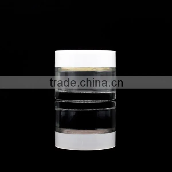 50g Empty Cosmetic Glass Jar Glass Bottle With Aluminum Black Cap photo-3
