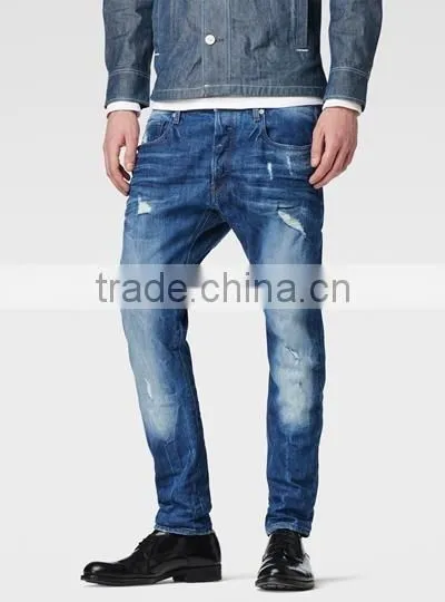 Denim Jeans - Mens Denim Jeans - 2015 Women's , Mens Two Color Tight Denim Pants Denim Jeans photo-3