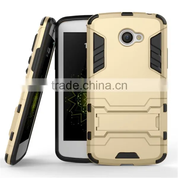 2 in 1 Kickstand Hybrid Armor Iron Man Cell Phone Case For LG K5 photo-2