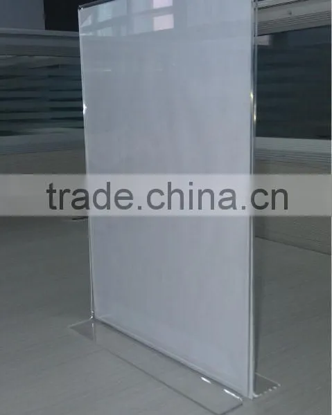 A4 acrylic menu holder