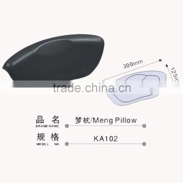 Black Bath Pillow For Massage Bathtub photo-3