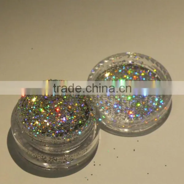 PET .015" Silver Laser Solvent Resistance UV Resistance Glitter Powder