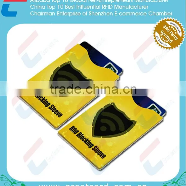 Customized RFID Passport Blocking Sleeve / PVC Card Sleeves photo-3