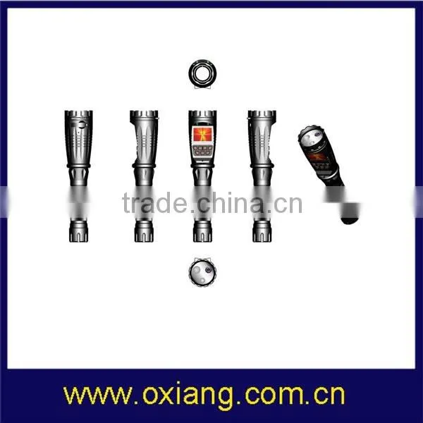 Mini Police Flashlight IP67 Rechargeable LED Flashlight photo-3