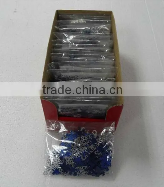 HOT SALE 9 Grams Foil PVC Christmas Table Confetti