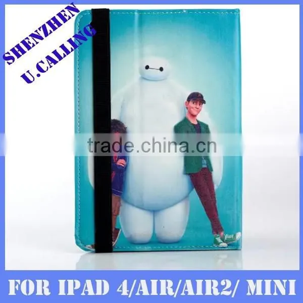 Baymax Leather Cover For IPad Mini, For IPad Mini Cartoon Baymax Leather Cover photo-3