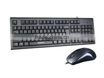 Wired computer keyboard mouse combo