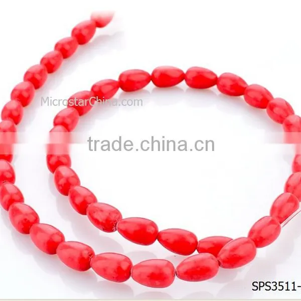 2016 New Fashion DIY Waterdrop Coral Beads for Necklace Making photo-3