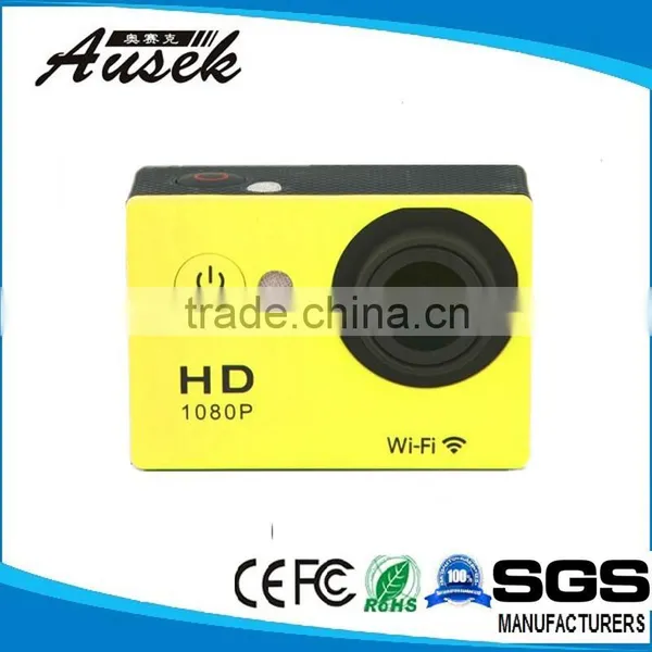 Wifi Action Sport Cam Camera 1080p 30fps Waterproof HD Video Helmet cam Bike Helmet Action DVR Cam