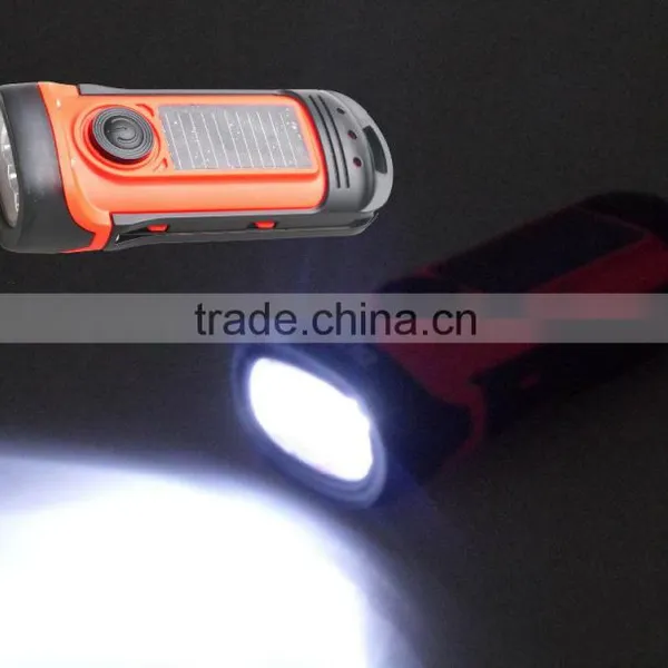 Hot Sale Top Quality Waterproof LED Flashlight With Solar Power LED Rechargeable Street Light photo-5