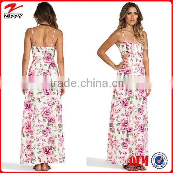 Boutique Dress Summer Spaghetti Strap Long Dress Chiffon Wholesale Sexy Celebrity Boutique Dress