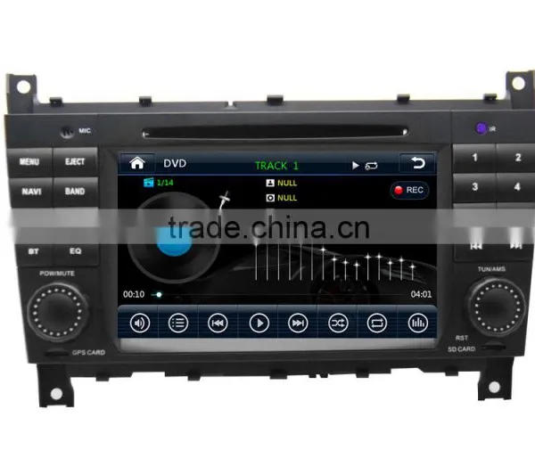 High Performance Dual-core In-dash Car Headunit for BENZ W203 CLK With Rear View Camera GPS BT Phonebook TV Radio photo-6