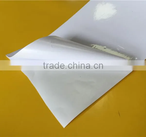 Acrylic White Sheet Pvc Self Adhesive Film for Screen Printing photo-2