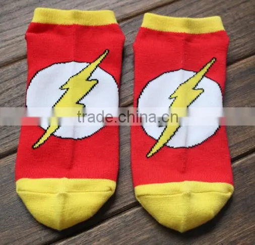 Super Hero Series Cool Young Man Ankle Socks Cheap Socks photo-5