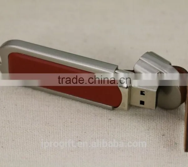 2016 Wholesale Promotion Gift Leather USB Flash Drive 1GB 2GB 4GB 8GB 16GB 32GB photo-4