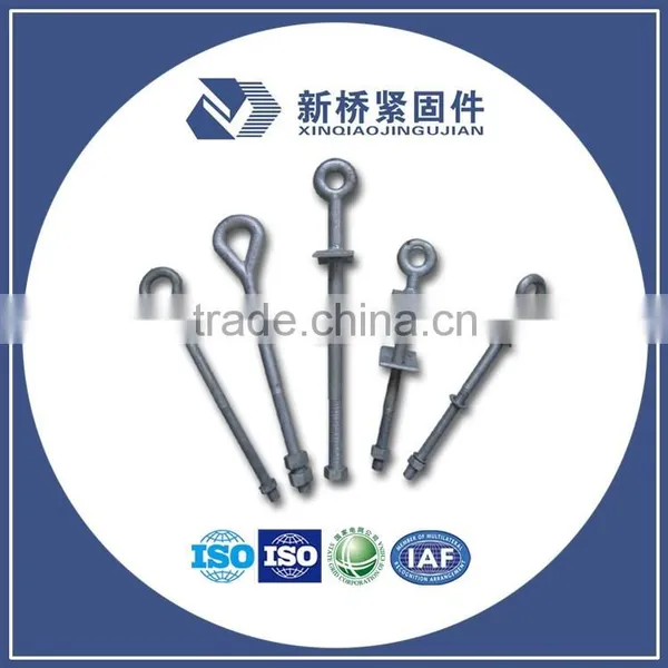 Forged Carbon Steel Thimble Eye Bolt Galvanized photo-3