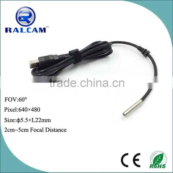 Adjustable Focusing Distance O/D 4.5mm Usb Camera Module With Metal Case photo-3