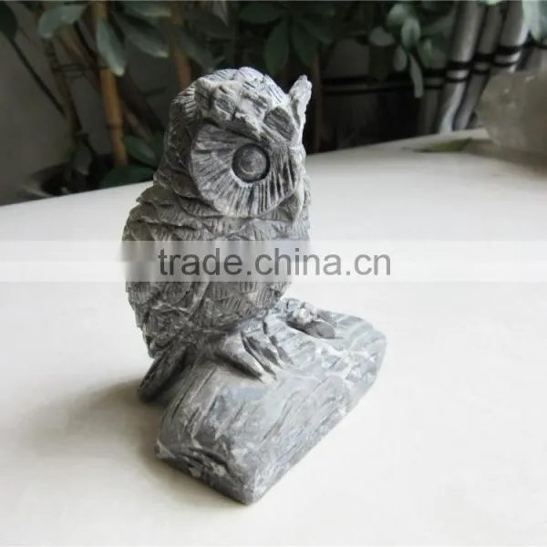 2015 Hot Sale so Cool Natural Labradorite Owl Quartz Crystal Carving Night Owl photo-4