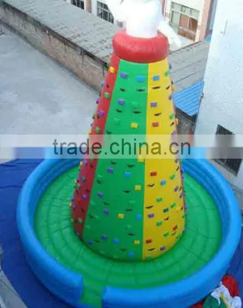 Round Inflatable Games Inflatable Climbing Wall photo-2
