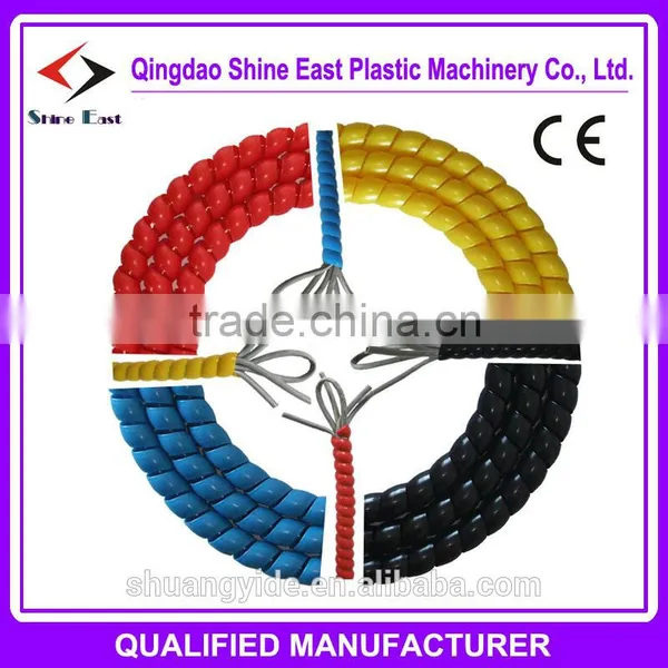 HOT SELL!! HDPE PP PE PVC Hydraulic Spiral Sheath Wrap Hose Tube Protector Making Machine in Qingdao Shandong China photo-3