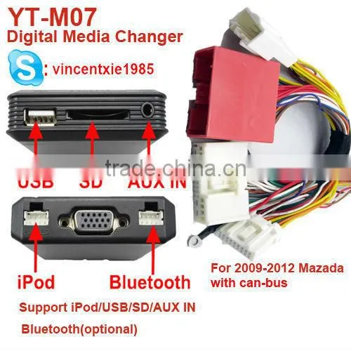 China Professional Car Stereo Manufacturer Yatour Digital Music Changer and Bluetooth Car Kit photo-4