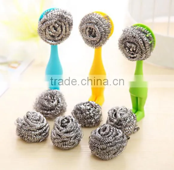 Good Selling Kitchen Wash Tool Pot Dish Bowl Steel Wire Cleaning Brush