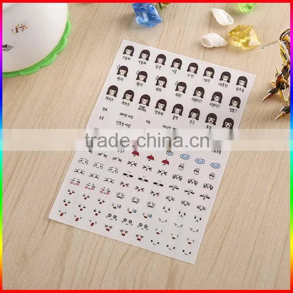 Top Quality Cartoon 2d Clock Wall Stickers for Children From China photo-3