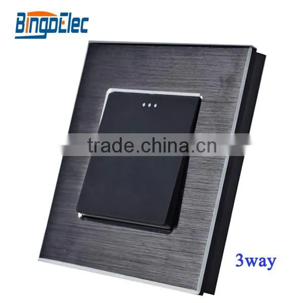 Intermediate light switch,1gang 3way push pull button switch