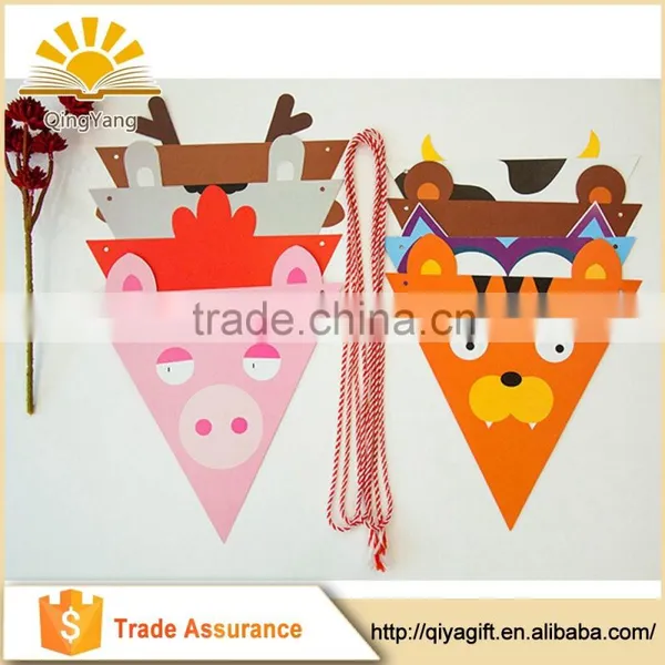 Cheap Paper Banner Cute Animals String Pennant Party Supplies Kids Theme photo-2