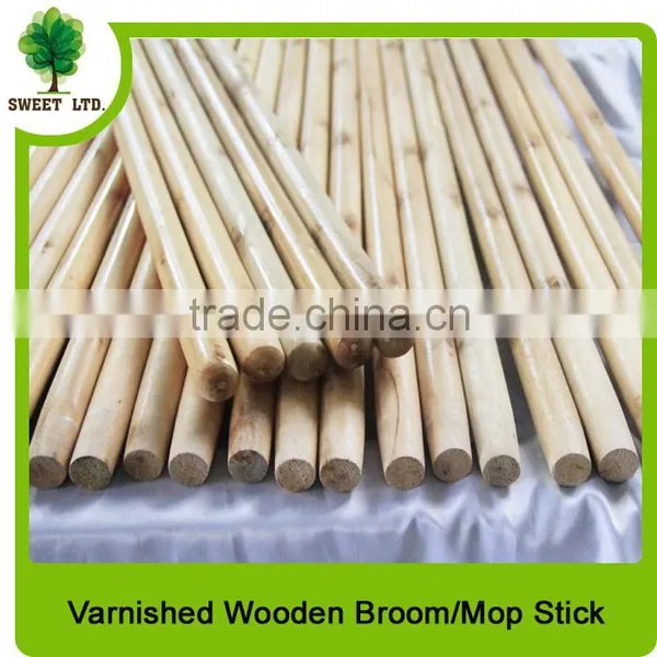 Well Straight Varnished Eco-friendly Wooden Broom Handle With High Quality photo-5