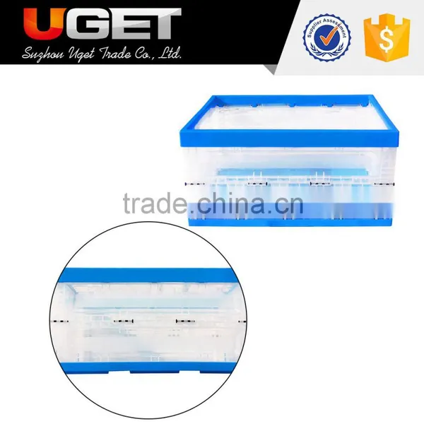 Recyclable Fruit Storage Plastic Collapsing Folding Crate photo-2