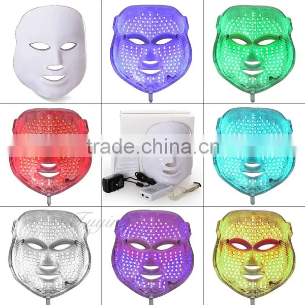Led Light Therapy Facial Skin Rejuvenation Mask 7 Color With Anti-aging photo-2