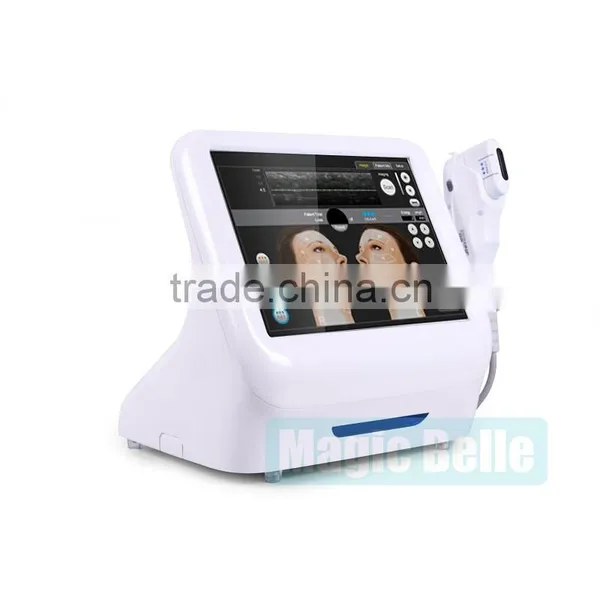 High Focused Ultrasonic 5 Heads HIFU Slimming Machine/Portable Back Tightening HIFU Machine For Salon Use Chest Shaping photo-2