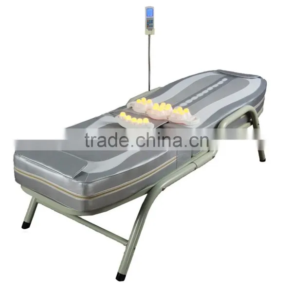 XT-168-1D MP3 Music Medical Automatic Infrared Therapy Heating Portable Thai Roller Hot Stone Electric Thermal Jade Massage Bed photo-6