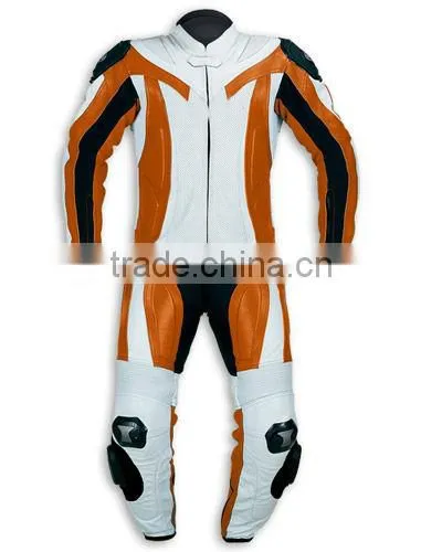 Geniune Leather Suit Top Grain Leather Suit Motorbike Suit photo-2