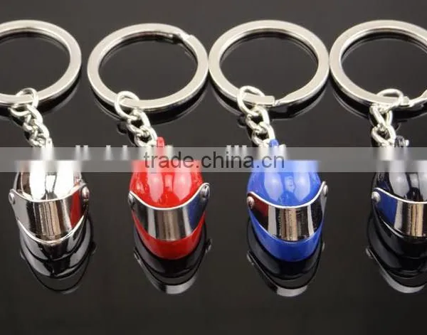 Wholesale Promotional Fashion Helmet Man High Quality Metal Key Chain/Key Holder For Souvenir /Engine Key Chains photo-3